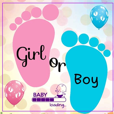 gender reveal posters